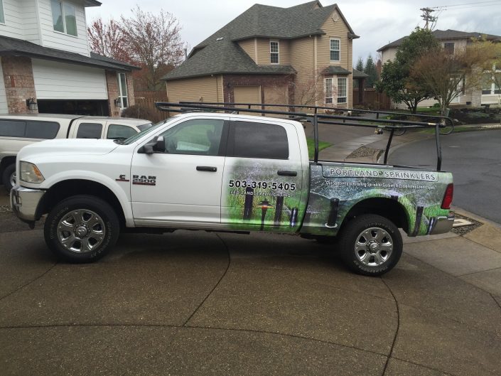one-of-our-trucks One of our Portland Sprinklers Trucks.