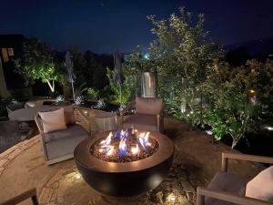 firepit landscape lighting fixture
